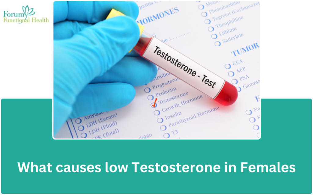what causes low testosterone in females