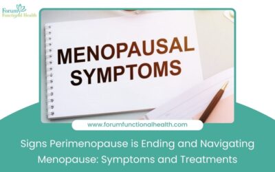 Signs Perimenopause is Ending and Navigating Menopause: Symptoms and Treatments