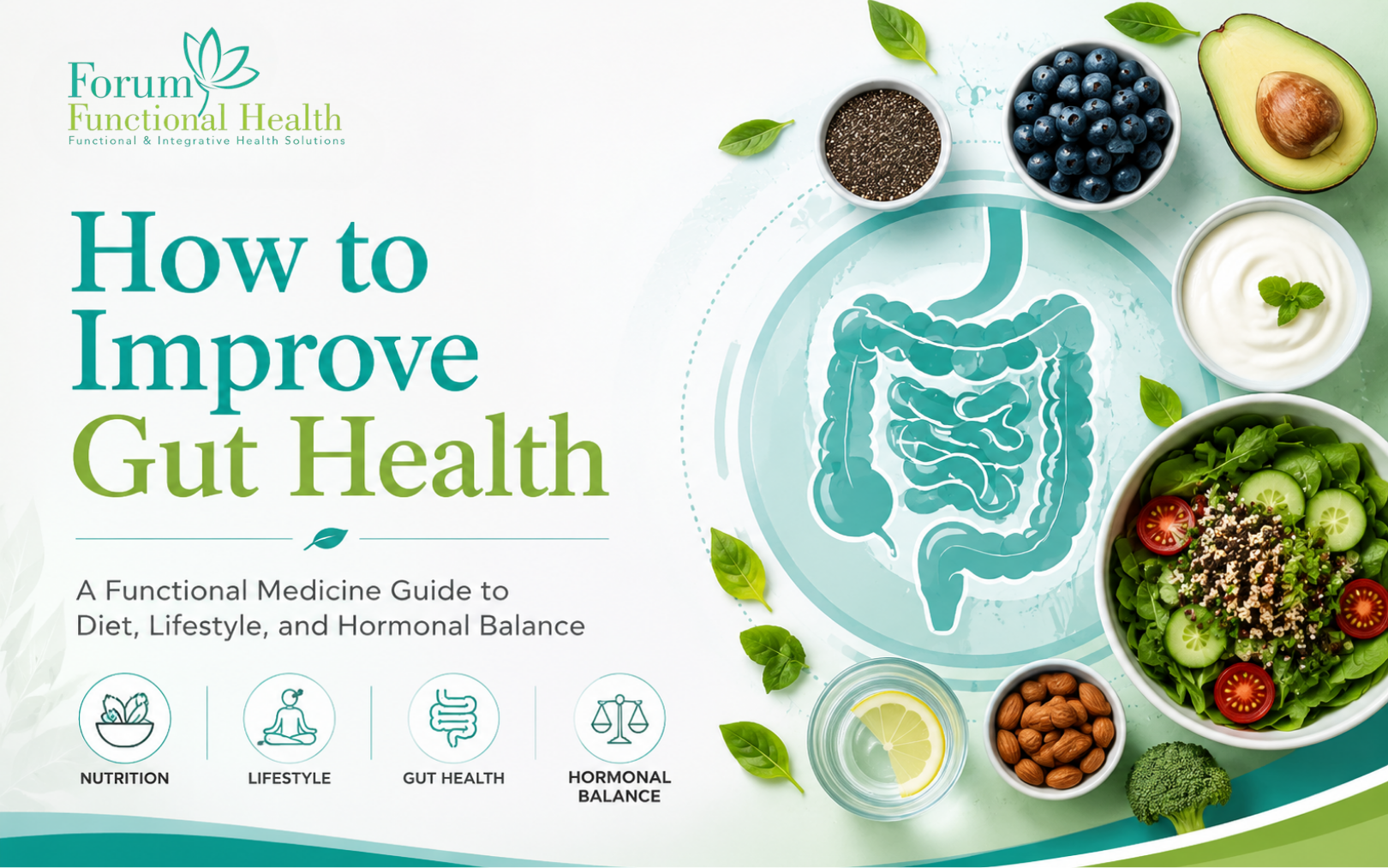 How to Improve Gut Health: A Functional Medicine Guide to Diet, Lifestyle, and Hormonal Balance